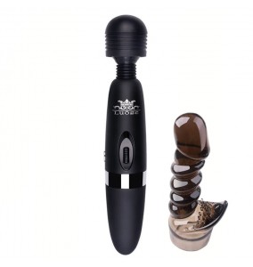 Luoge King Kong Rechargeable AV Rod Vibration (Black)
